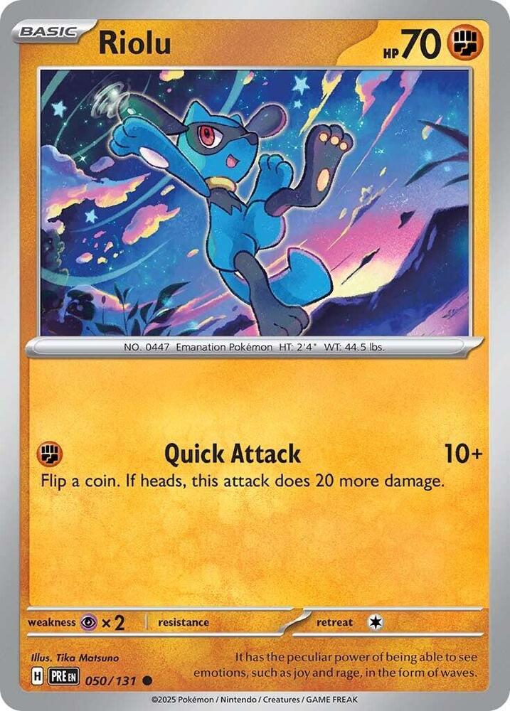 Riolu (050/131) [Scarlet & Violet: Prismatic Evolutions] | Exor Games Summserside