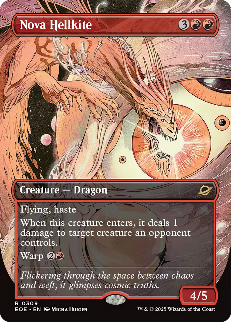 Nova Hellkite (Borderless) [Edge of Eternities] | Exor Games Summserside