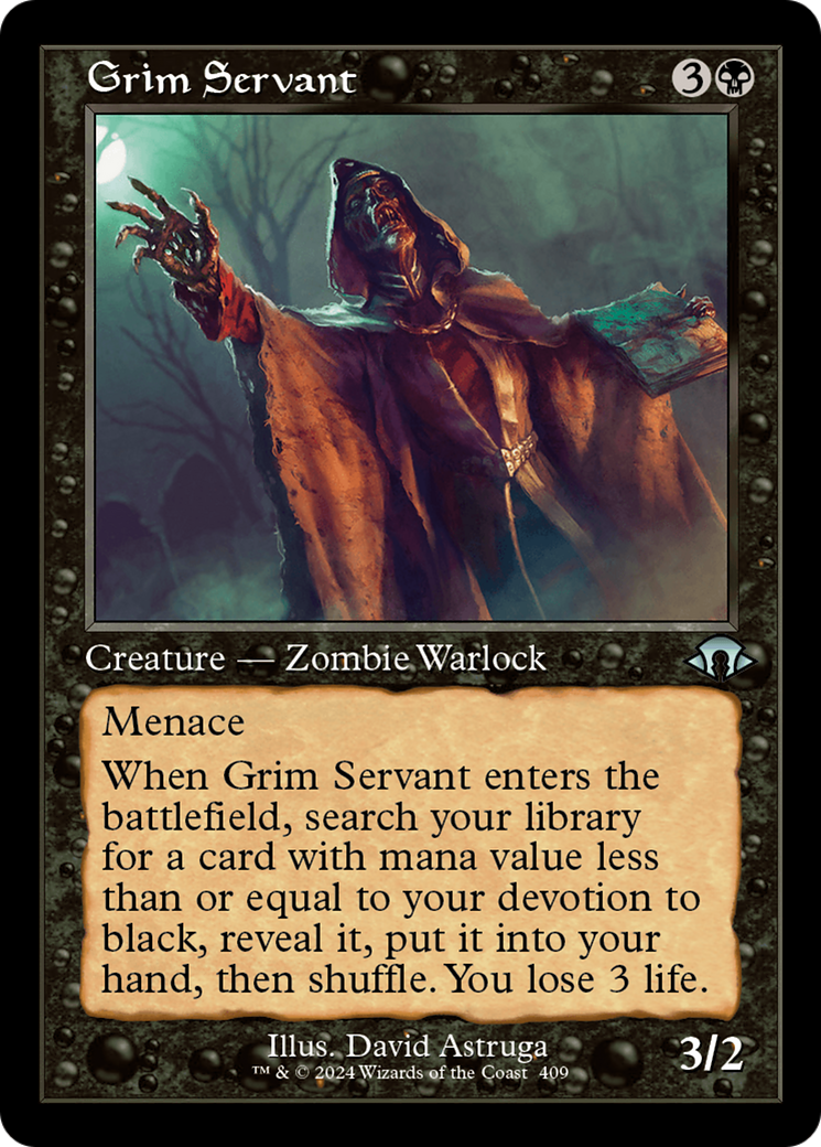 Grim Servant (Retro) [Modern Horizons 3] | Exor Games Summserside