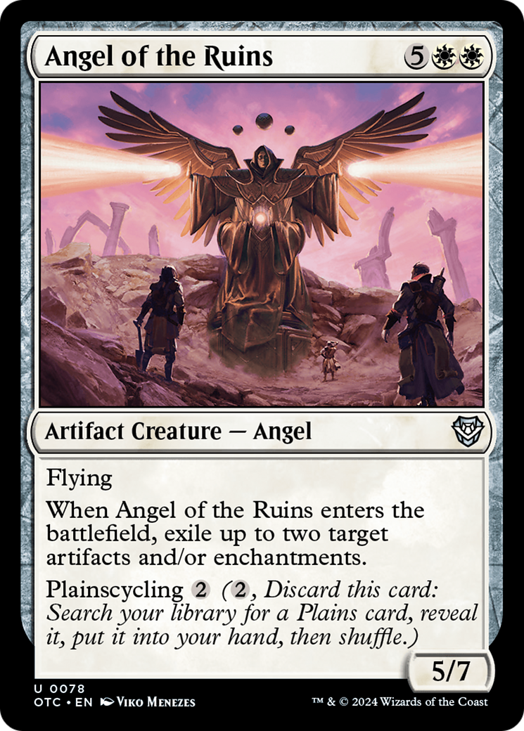 Angel of the Ruins [Outlaws of Thunder Junction Commander] | Exor Games Summserside