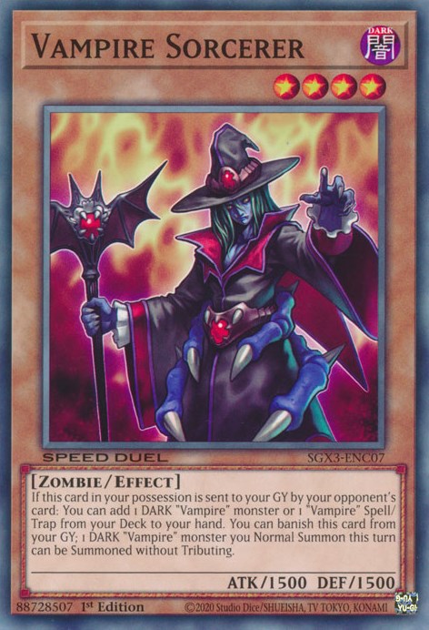 Vampire Sorcerer [SGX3-ENC07] Common | Exor Games Summserside