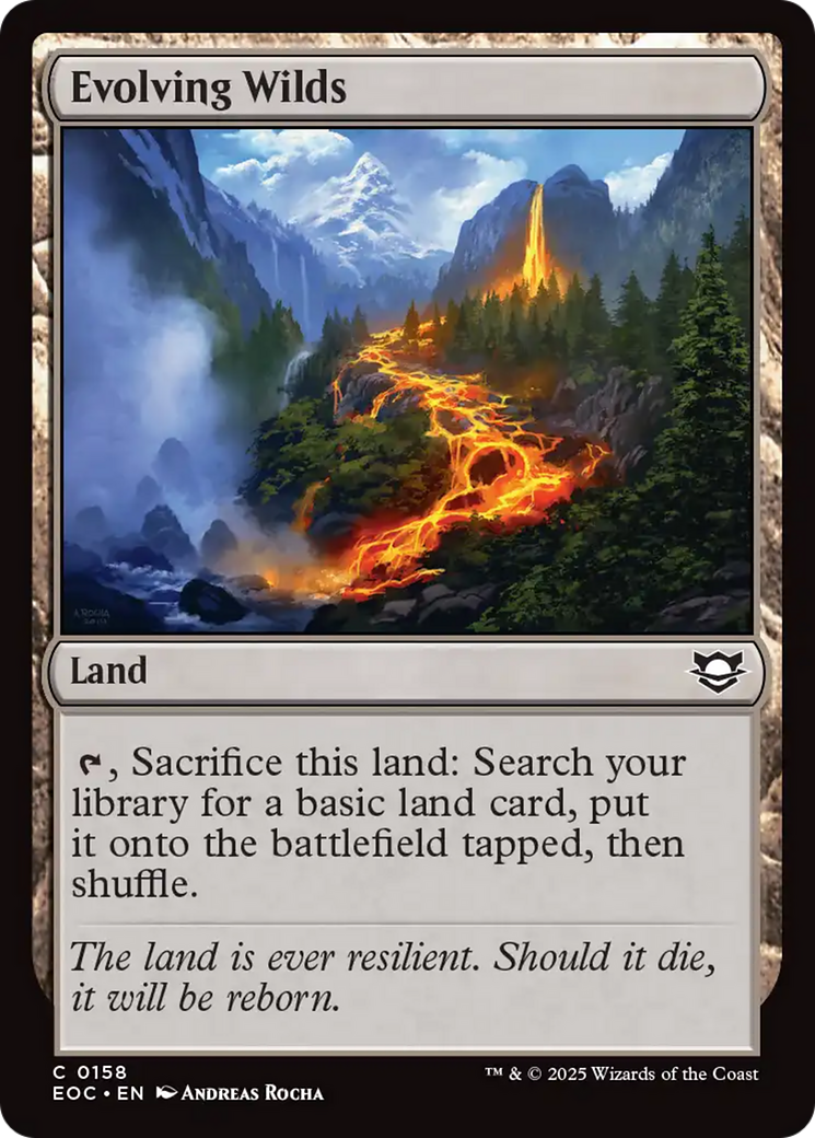 Evolving Wilds [Edge of Eternities Commander] | Exor Games Summserside