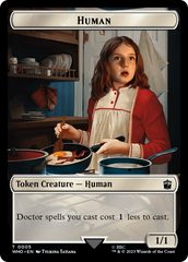 Human (0005) // Alien Insect Double-Sided Token [Doctor Who Tokens] | Exor Games Summserside