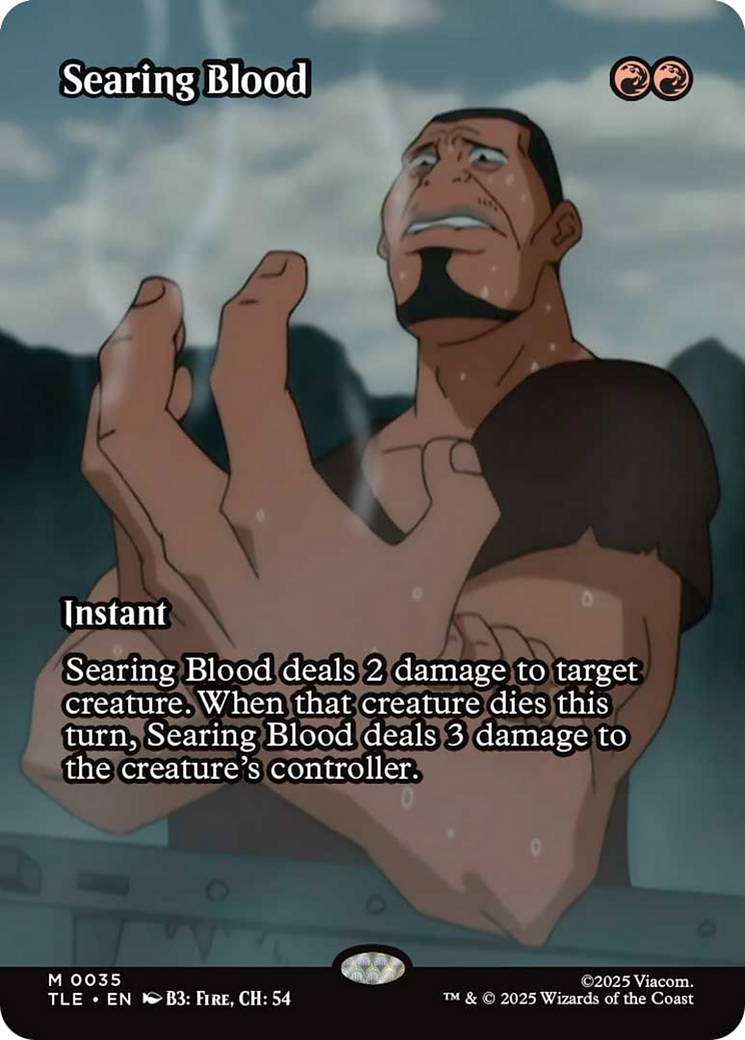 Searing Blood (Borderless) [Avatar: The Last Airbender: Eternal-Legal] | Exor Games Summserside