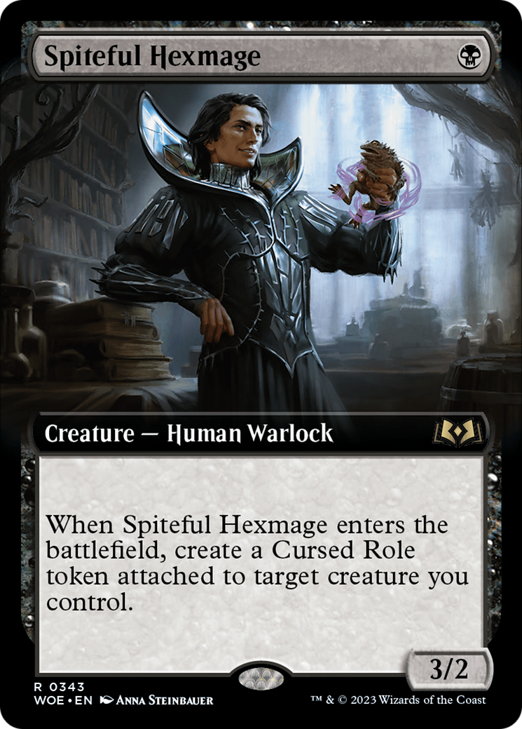 Spiteful Hexmage (Extended Art) [Wilds of Eldraine] | Exor Games Summserside