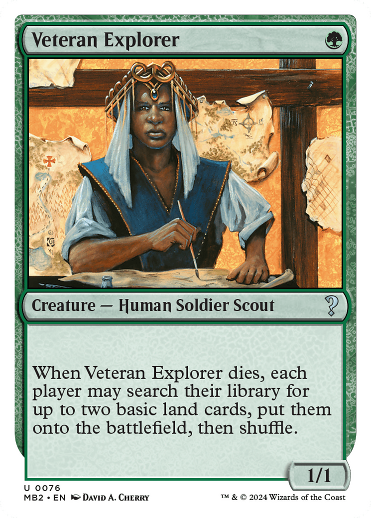 Veteran Explorer (White Border) [Mystery Booster 2] | Exor Games Summserside