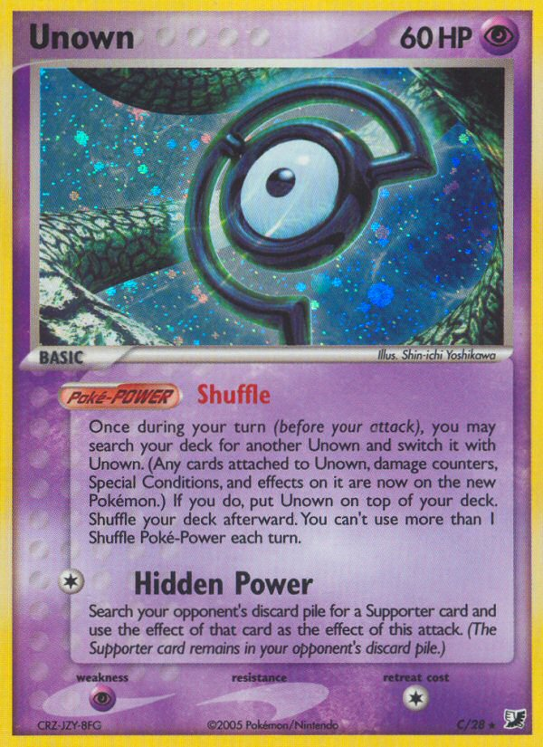 Unown (C) (C/28) [EX: Unseen Forces] | Exor Games Summserside