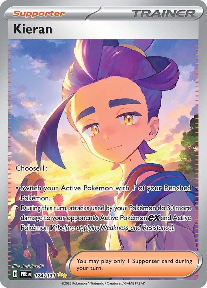 Kieran (174/131) [Scarlet & Violet: Prismatic Evolutions] | Exor Games Summserside