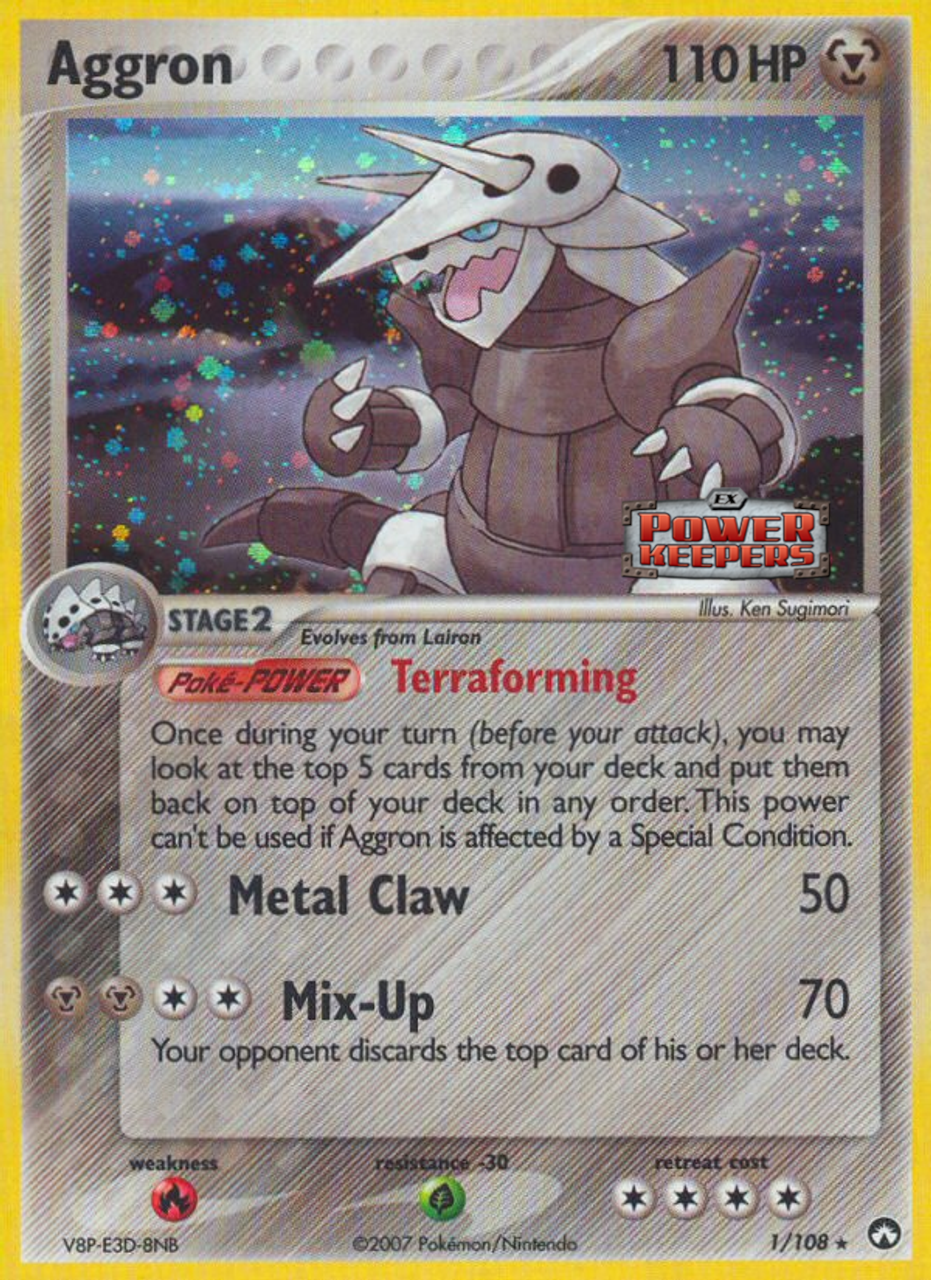 Aggron (1/108) (Stamped) [EX: Power Keepers] | Exor Games Summserside