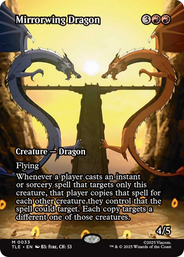 Mirrorwing Dragon (Borderless) [Avatar: The Last Airbender: Eternal-Legal] | Exor Games Summserside