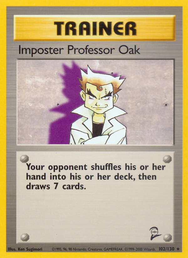 Imposter Professor Oak (102/130) [Base Set 2] | Exor Games Summserside