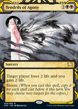 Tendrils of Agony (Foil Etched) [Strixhaven: Mystical Archive] | Exor Games Summserside