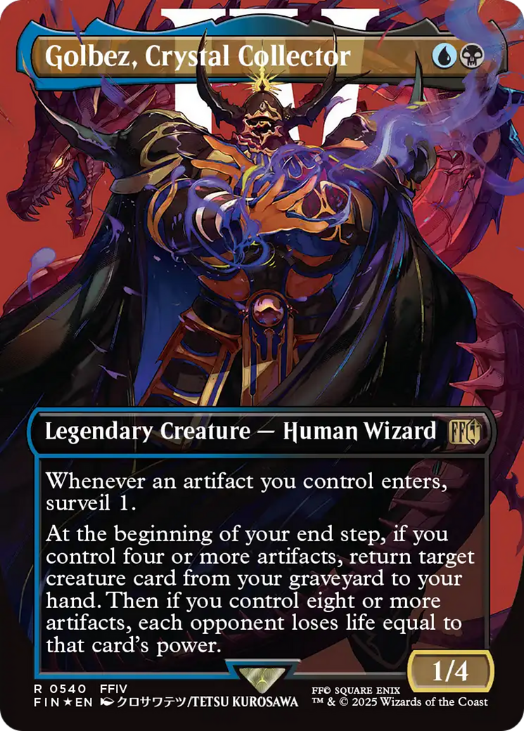 Golbez, Crystal Collector (Borderless) (Surge Foil) [FINAL FANTASY] | Exor Games Summserside