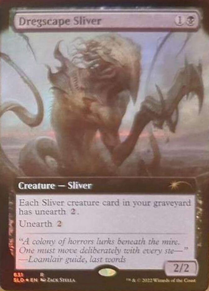 Dregscape Sliver (Extended Art) [Secret Lair Drop Promos] | Exor Games Summserside