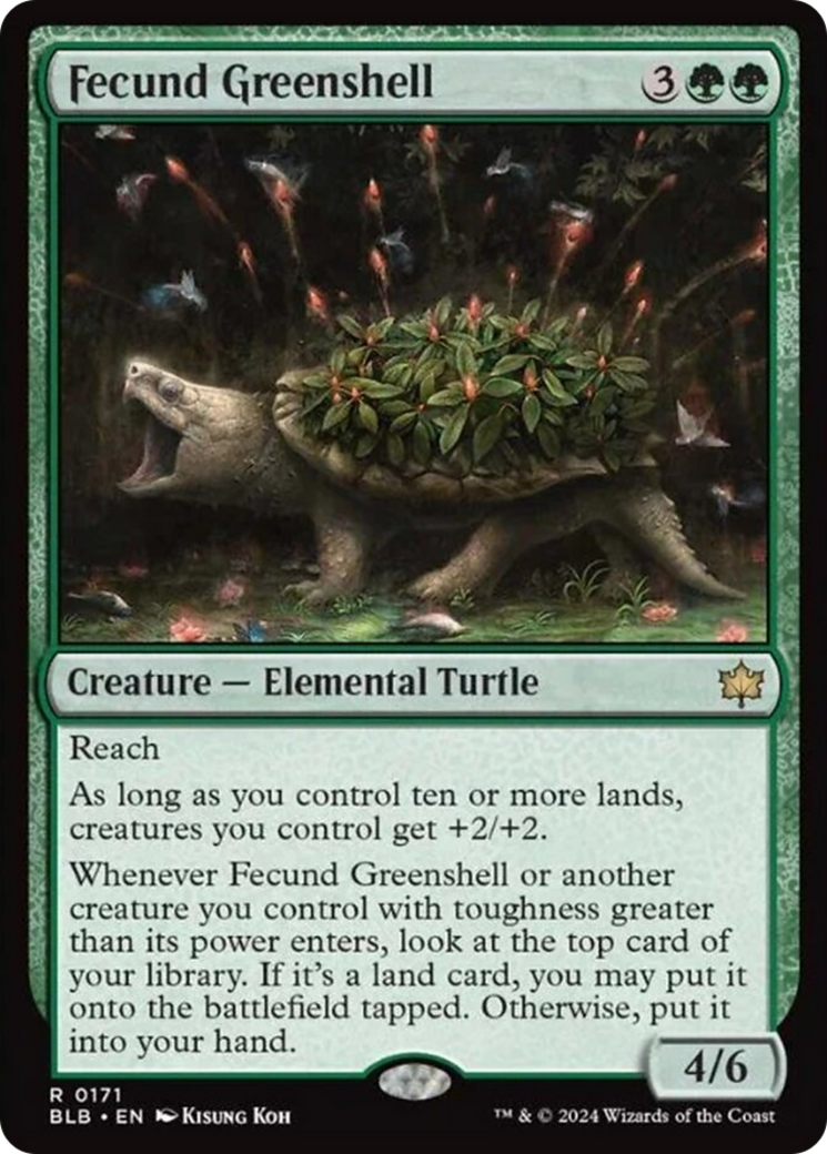 Fecund Greenshell [Bloomburrow] | Exor Games Summserside