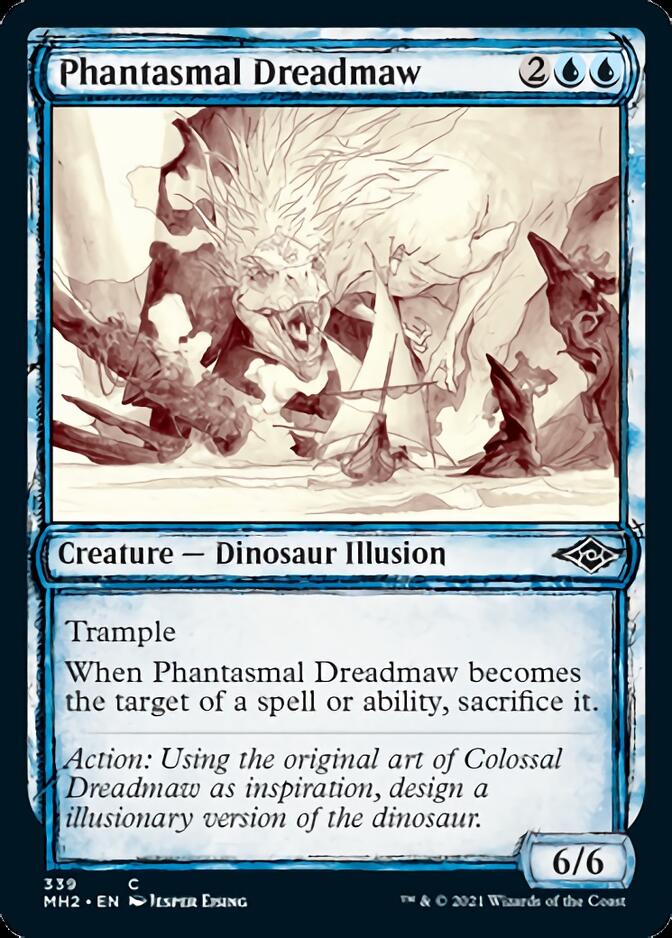 Phantasmal Dreadmaw (Sketch) [Modern Horizons 2] | Exor Games Summserside