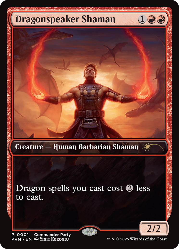 Dragonspeaker Shaman [Wizards Play Network 2025] | Exor Games Summserside