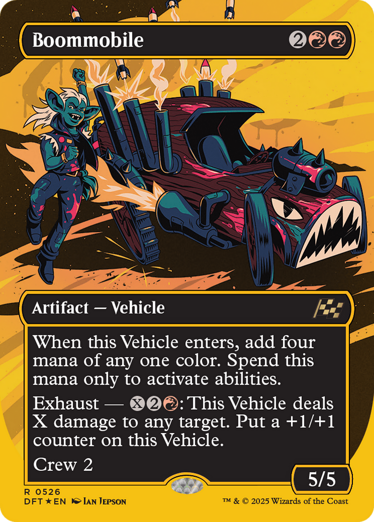 Boommobile (Borderless) (First-Place Foil) [Aetherdrift] | Exor Games Summserside