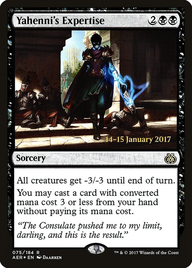 Yahenni's Expertise [Aether Revolt Prerelease Promos] | Exor Games Summserside