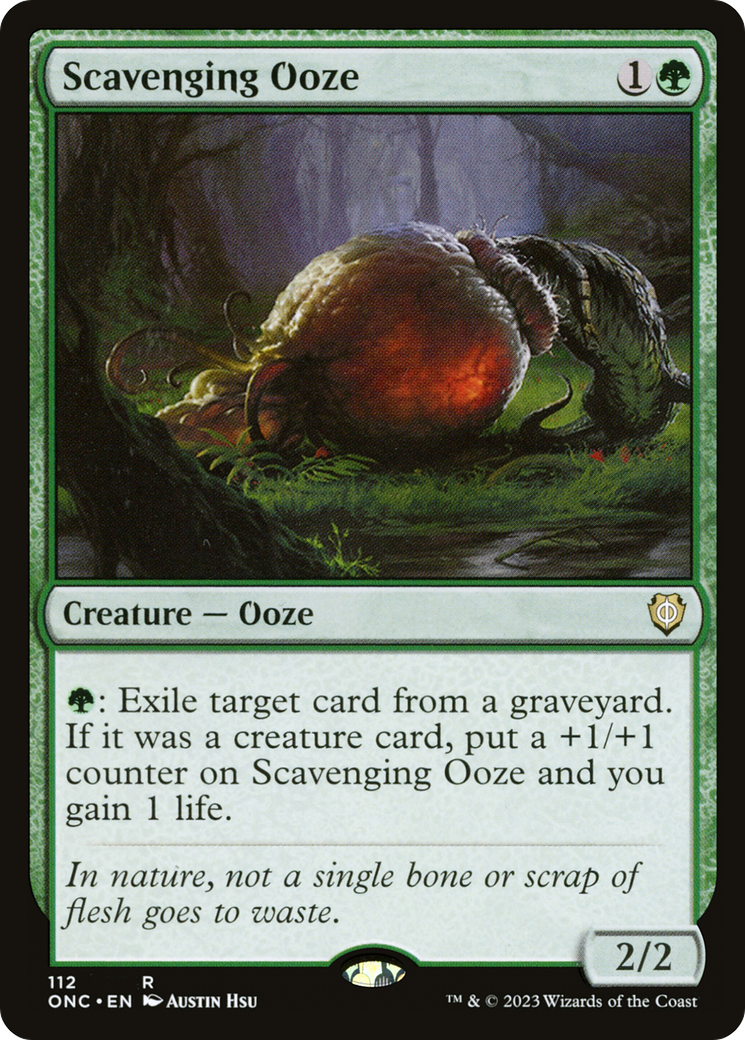 Scavenging Ooze [Phyrexia: All Will Be One Commander] | Exor Games Summserside