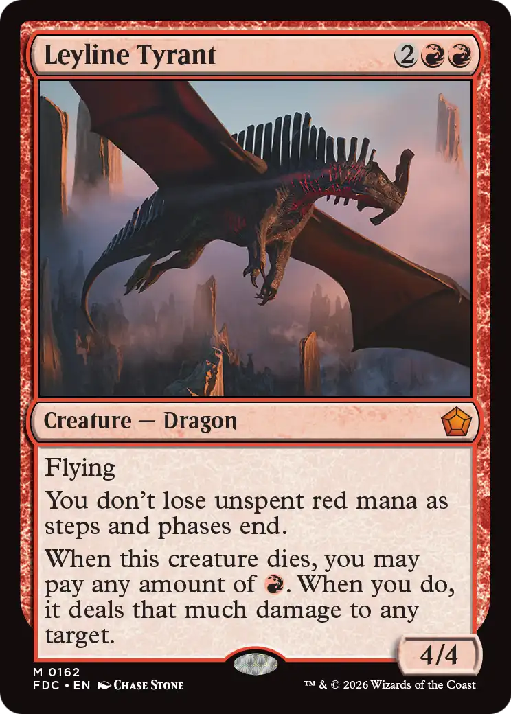 Leyline Tyrant [Foundations Commander] | Exor Games Summserside