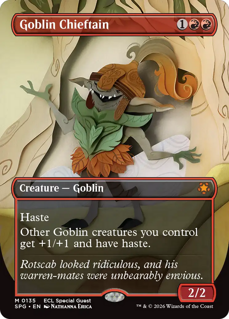Goblin Chieftain (Borderless) [Lorwyn Eclipsed Special Guests] | Exor Games Summserside