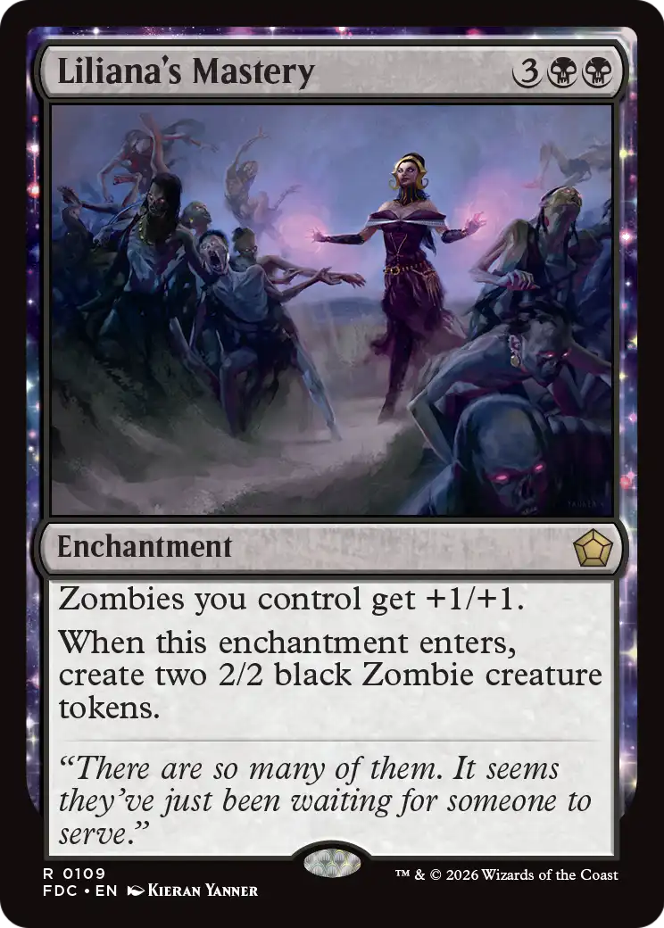 Liliana's Mastery [Foundations Commander] | Exor Games Summserside