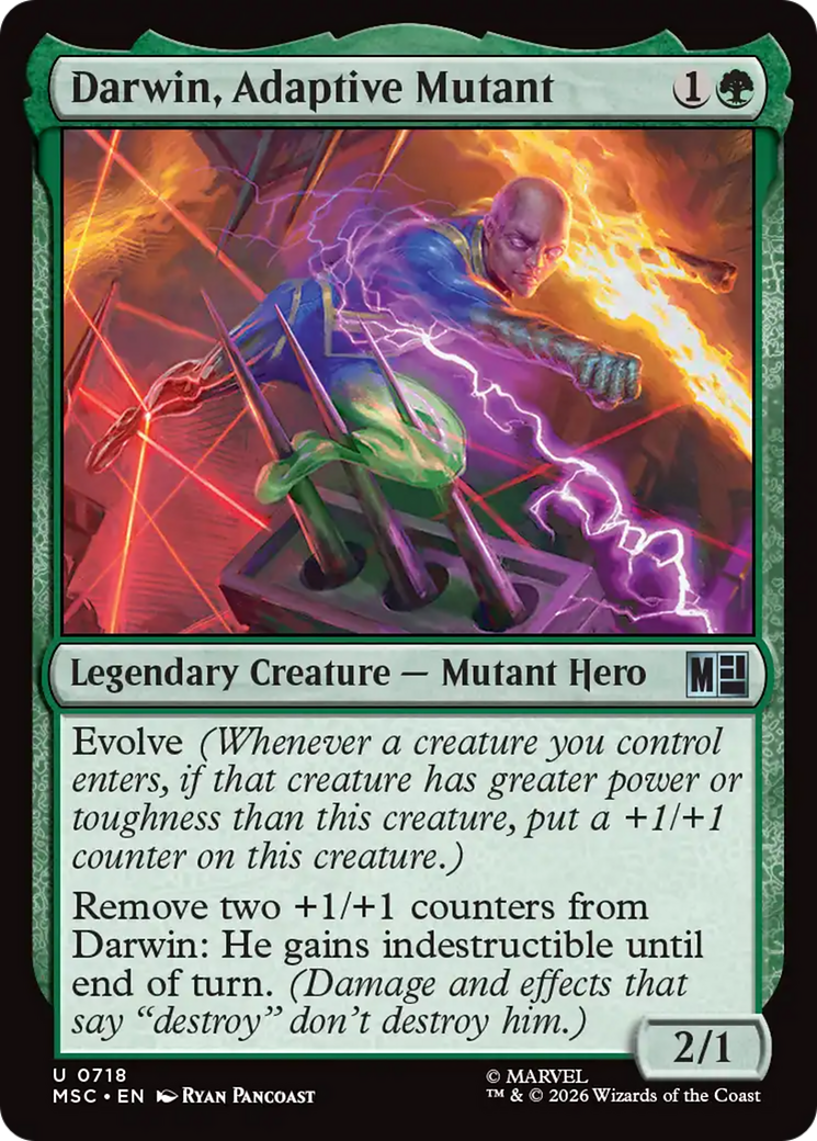 Darwin, Adaptive Mutant [Marvel Super Heroes Commander] | Exor Games Summserside