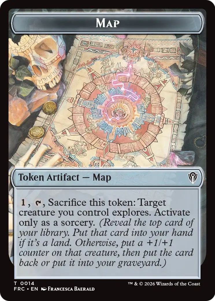 Kobolds of Kher Keep // Map Double-Sided Token [Reality Fracture Commander Tokens] | Exor Games Summserside