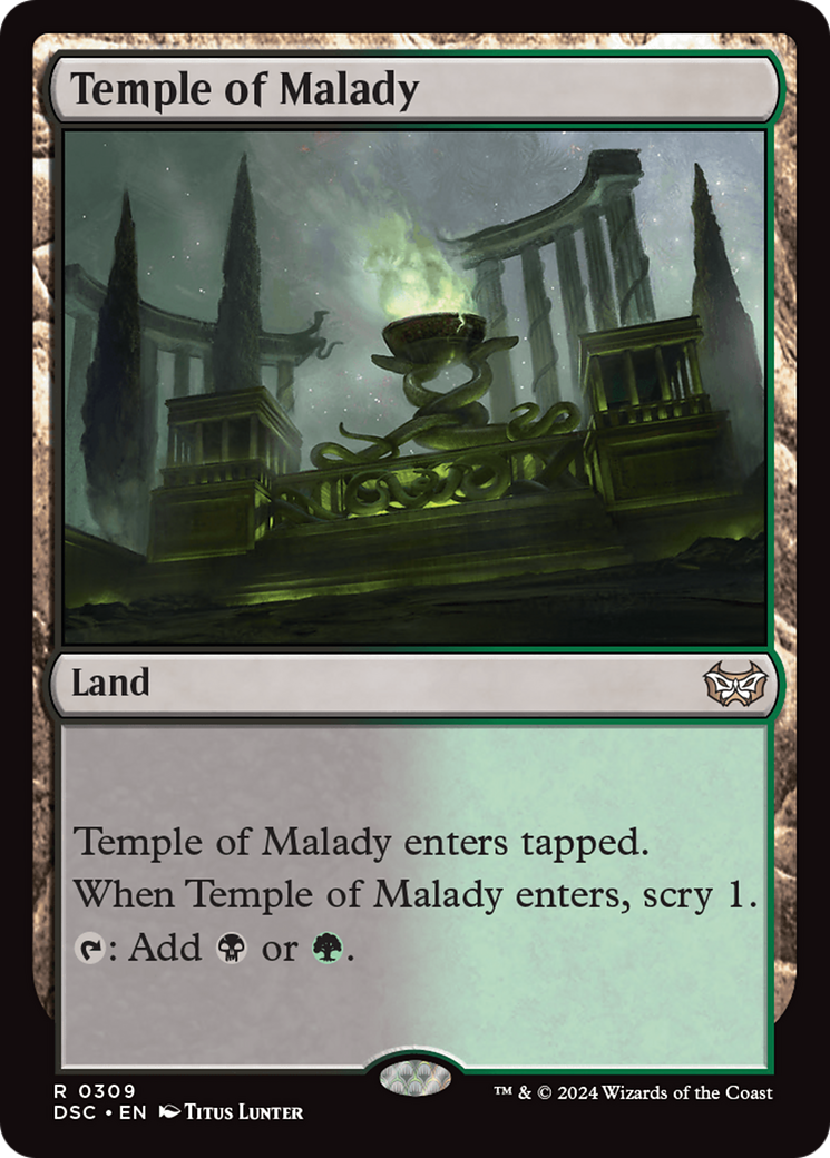 Temple of Malady [Duskmourn: House of Horror Commander] | Exor Games Summserside