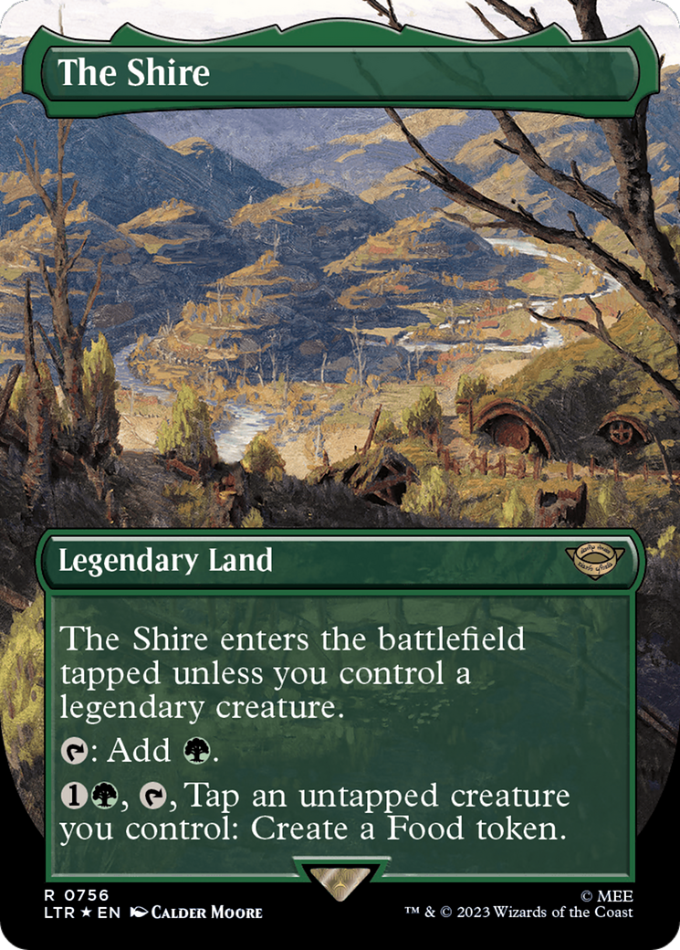 The Shire (Borderless) (Surge Foil) [The Lord of the Rings: Tales of Middle-Earth] | Exor Games Summserside