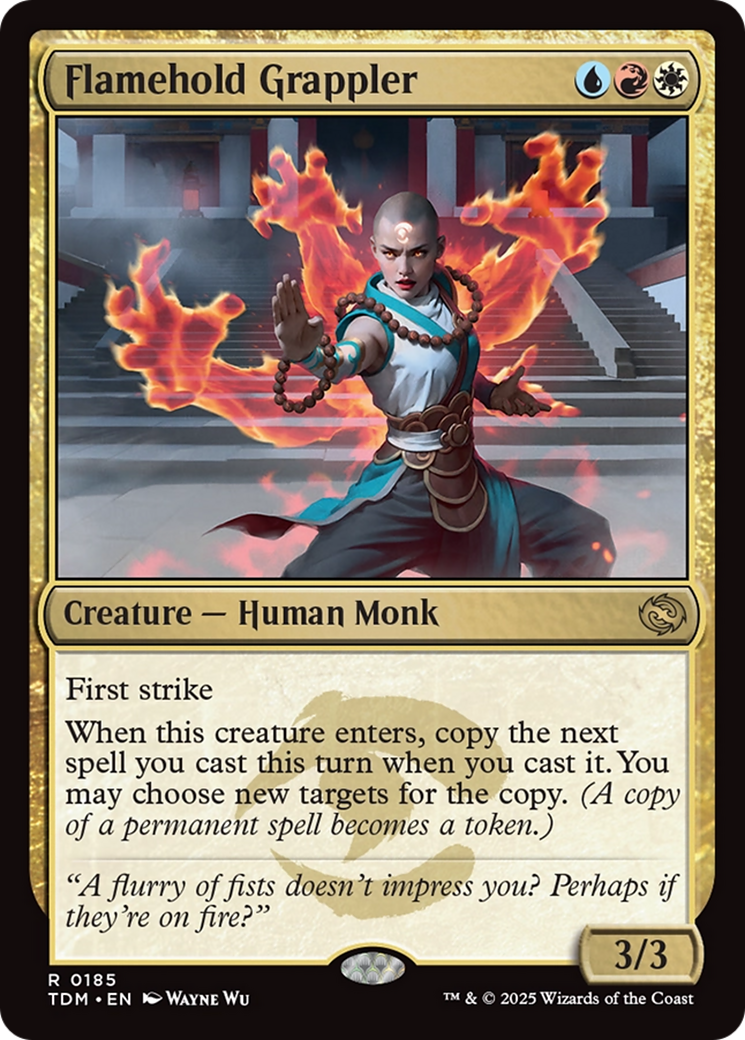 Flamehold Grappler [Tarkir: Dragonstorm] | Exor Games Summserside