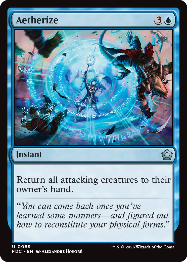 Aetherize [Foundations Commander] | Exor Games Summserside