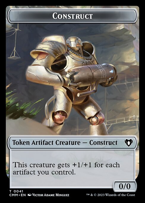 Servo // Construct (0041) Double-Sided Token [Commander Masters Tokens] | Exor Games Summserside