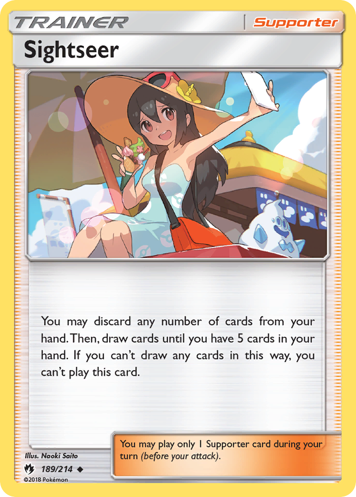 Sightseer (189/214) [Sun & Moon: Lost Thunder] | Exor Games Summserside