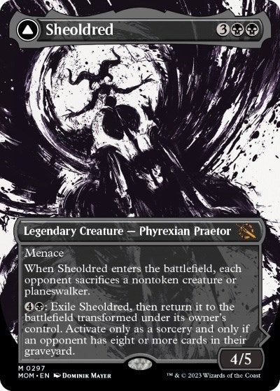 Sheoldred // The True Scriptures (Showcase Planar Booster Fun) [March of the Machine] | Exor Games Summserside