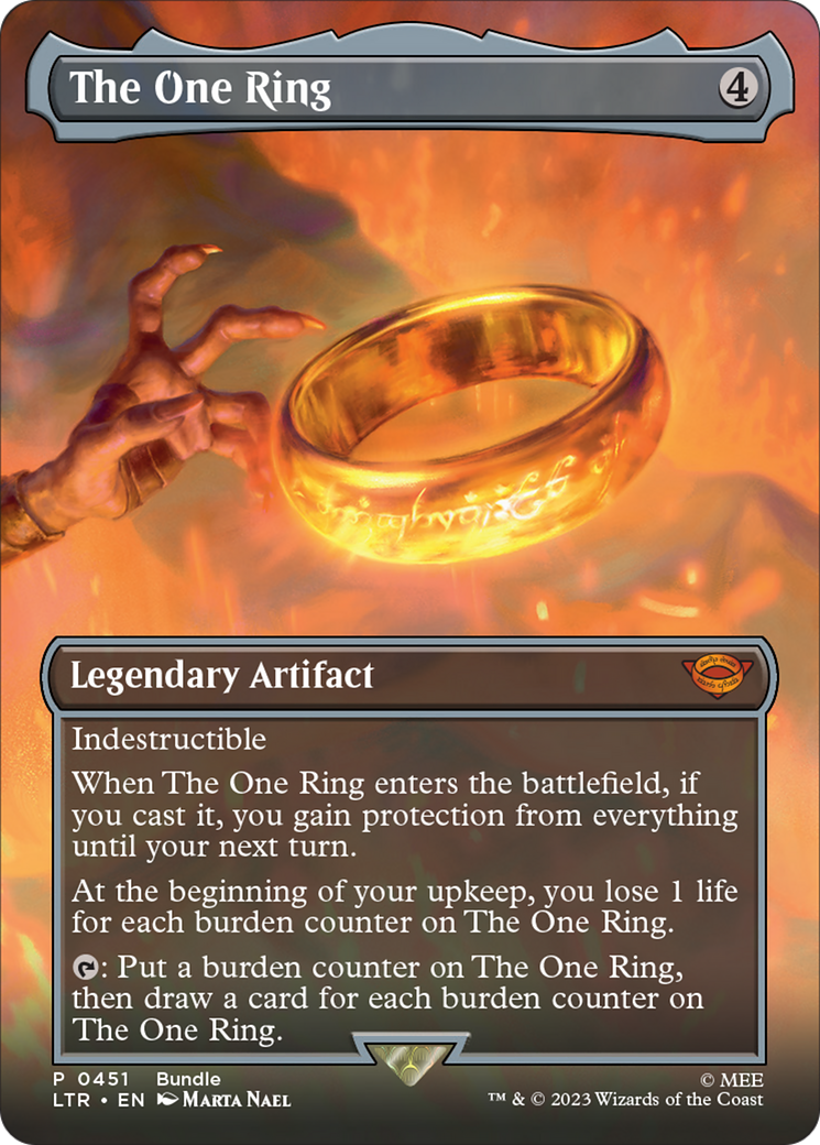 The One Ring (Borderless Alternate Art) [The Lord of the Rings: Tales of Middle-Earth] | Exor Games Summserside