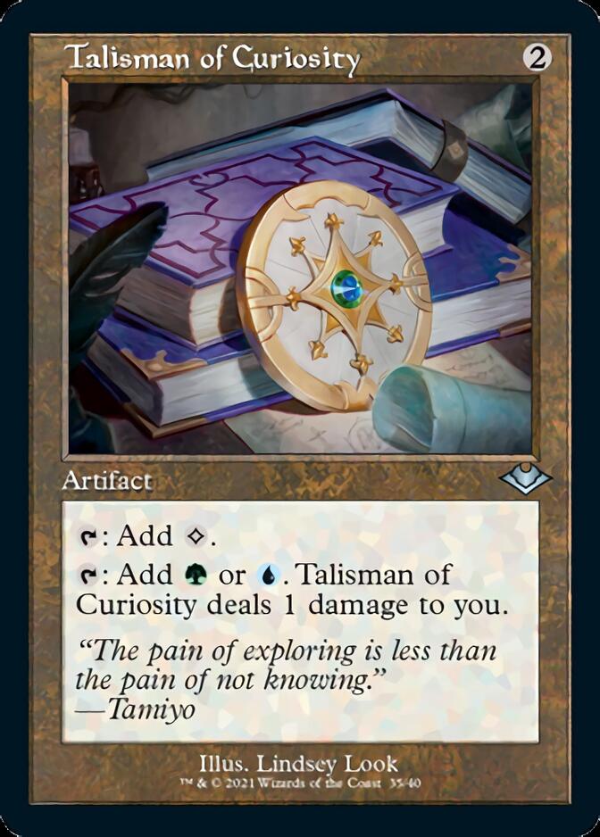 Talisman of Curiosity (Retro Foil Etched) [Modern Horizons] | Exor Games Summserside