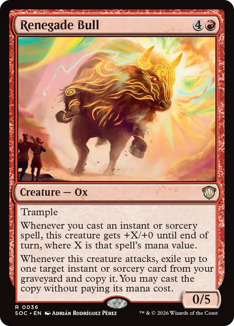 Renegade Bull [Secrets of Strixhaven Commander] | Exor Games Summserside