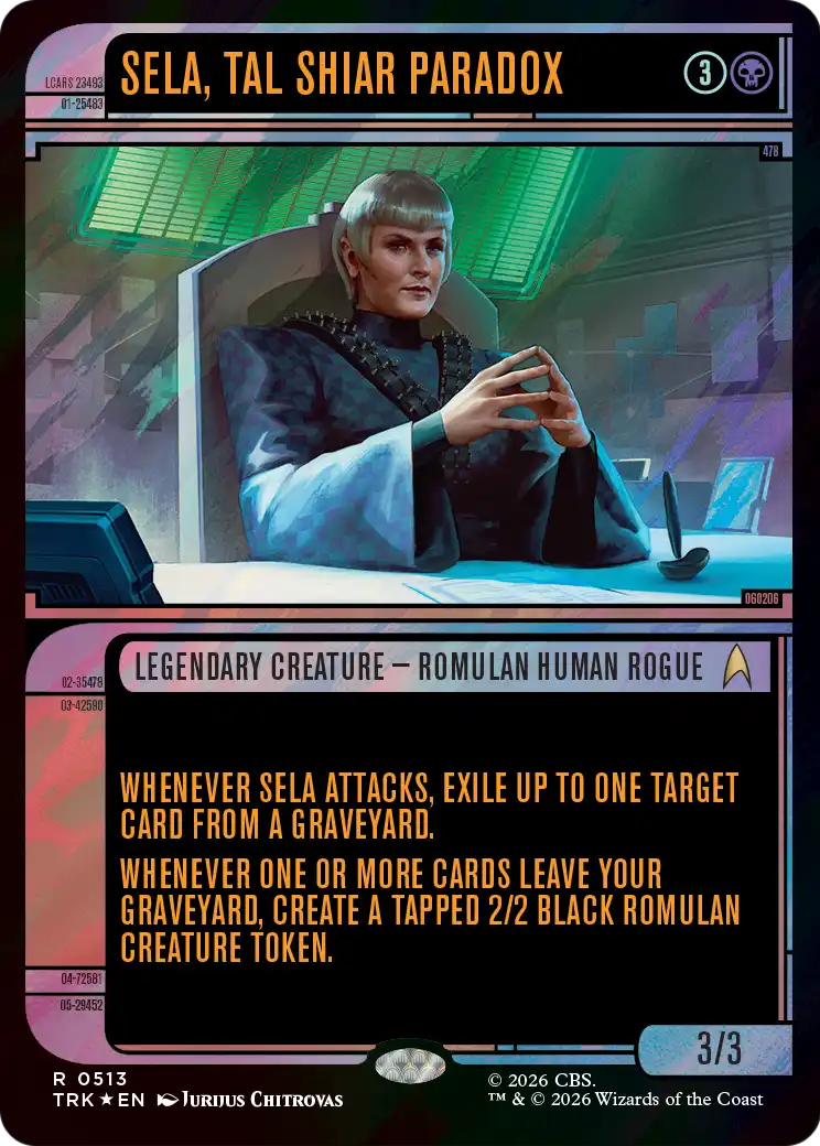 Sela, Tal Shiar Paradox (Showcase) (Surge Foil) [Star Trek] | Exor Games Summserside