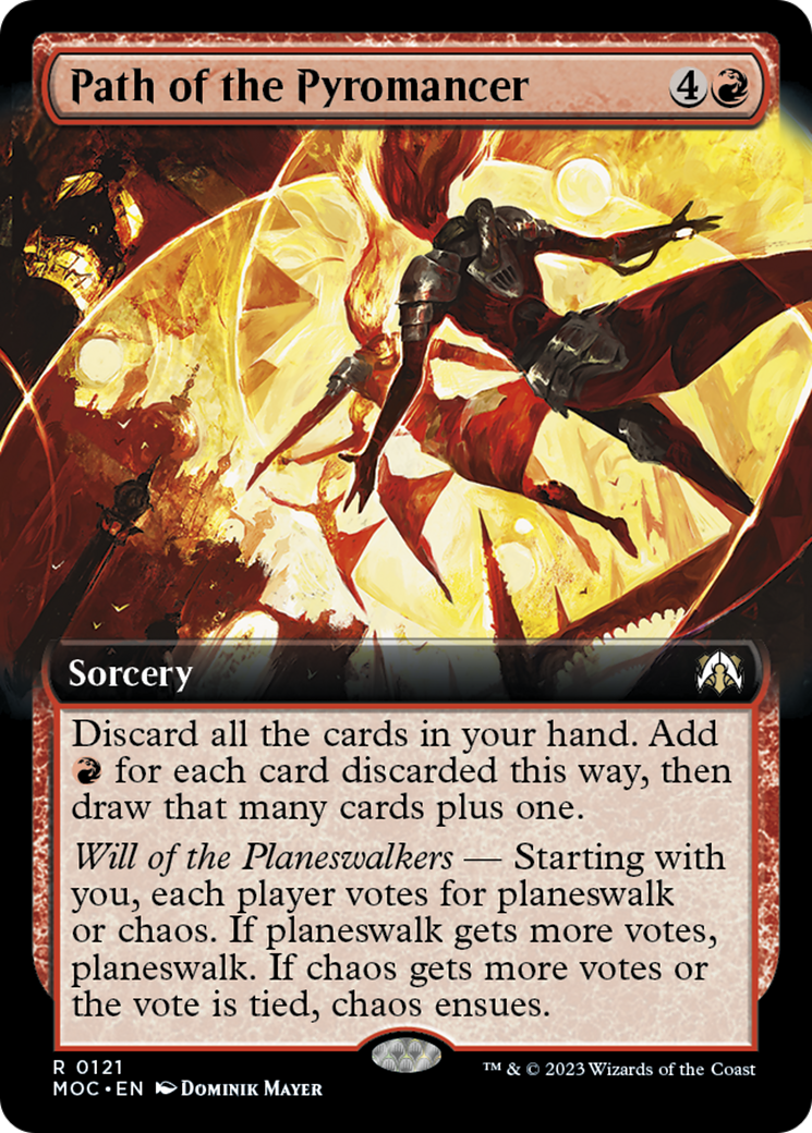 Path of the Pyromancer (Extended Art) [March of the Machine Commander] | Exor Games Summserside