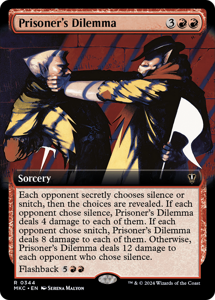 Prisoner's Dilemma (Extended Art) [Murders at Karlov Manor Commander] | Exor Games Summserside
