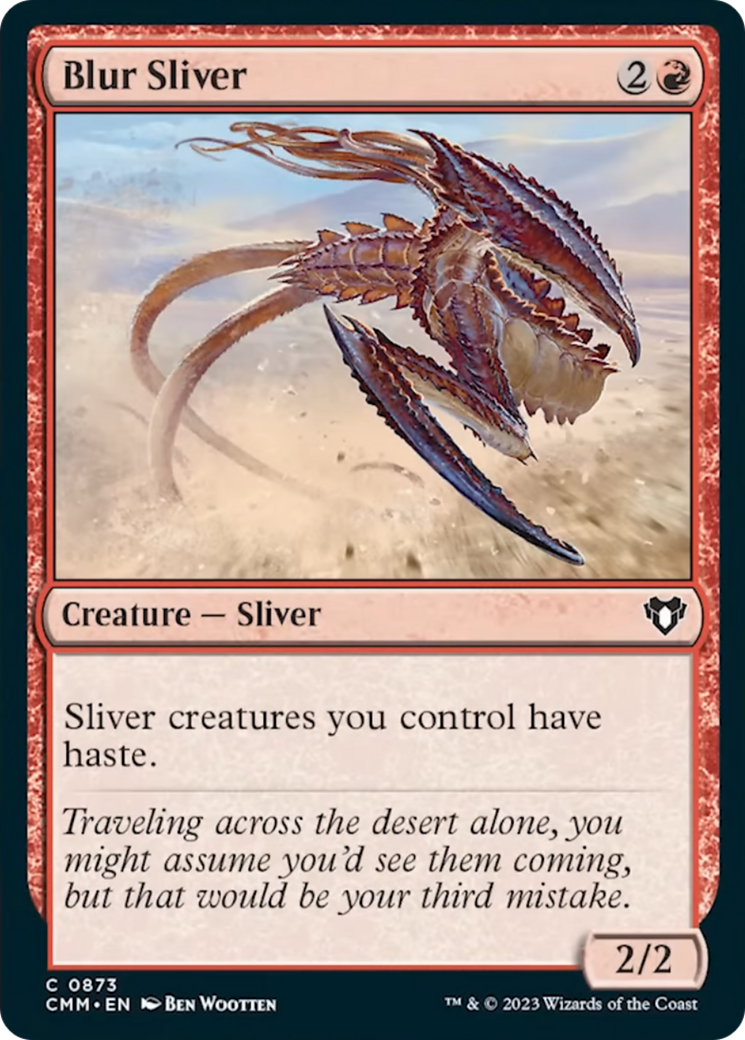 Blur Sliver [Commander Masters] | Exor Games Summserside