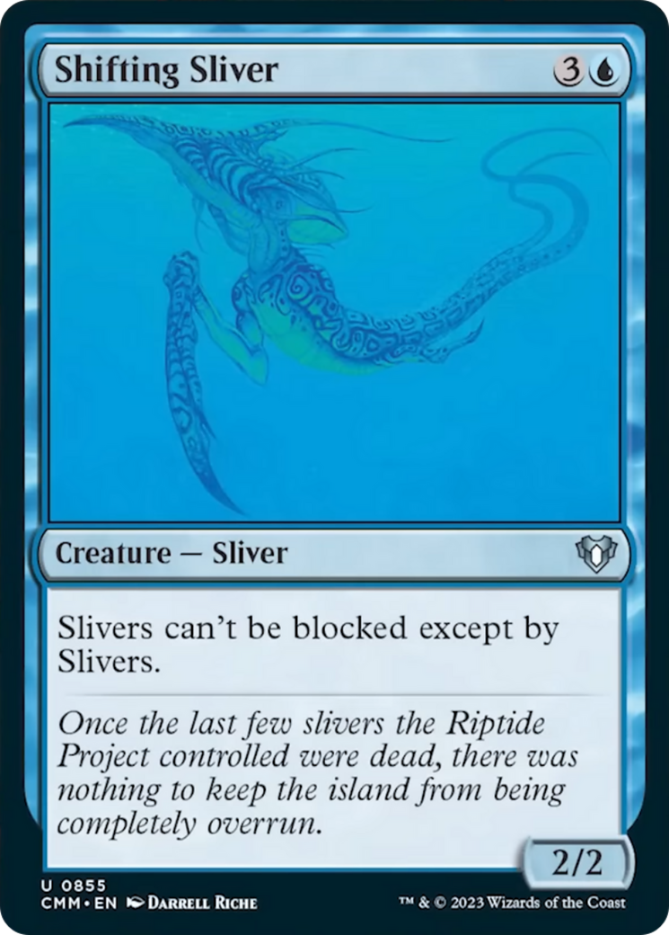 Shifting Sliver [Commander Masters] | Exor Games Summserside