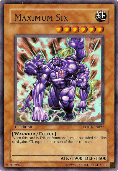 Maximum Six [LODT-EN097] Ultra Rare | Exor Games Summserside