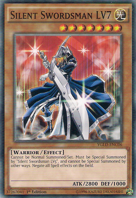 Silent Swordsman LV7 [YGLD-ENC06] Common | Exor Games Summserside