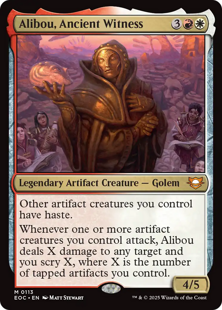 Alibou, Ancient Witness [Edge of Eternities Commander] | Exor Games Summserside