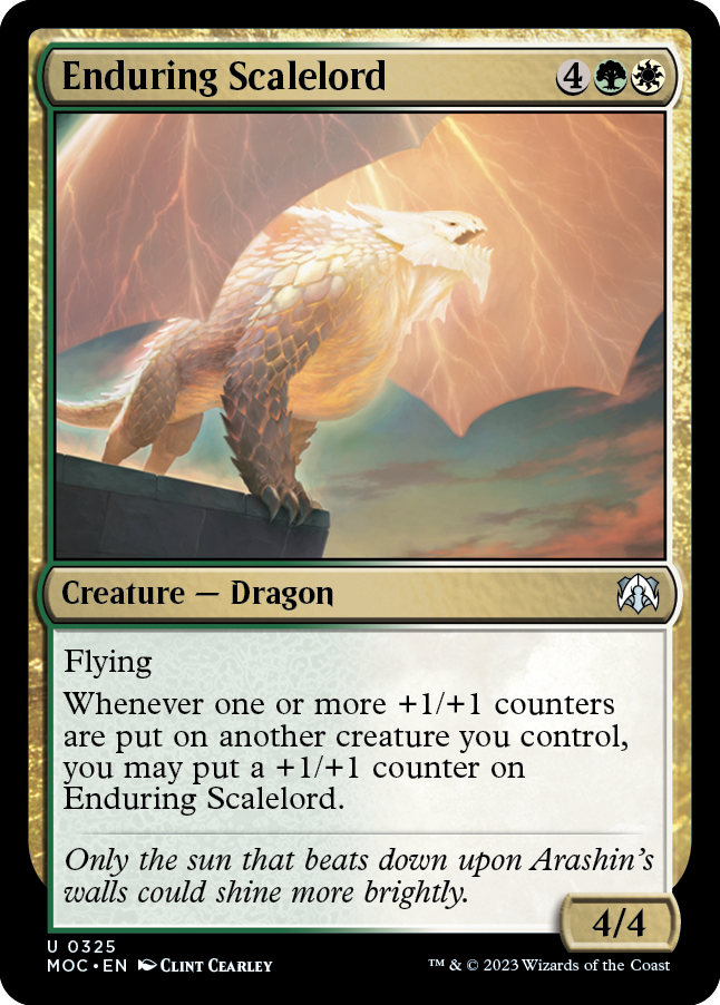 Enduring Scalelord [March of the Machine Commander] | Exor Games Summserside