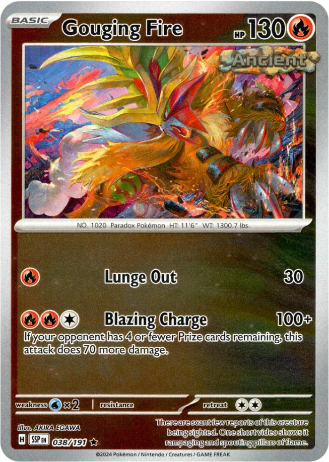 Gouging Fire (038/191) [Scarlet & Violet: Surging Sparks] | Exor Games Summserside