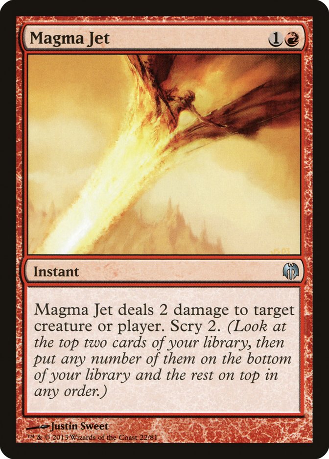 Magma Jet [Duel Decks: Heroes vs. Monsters] | Exor Games Summserside